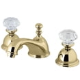 thumbnail image 2 of Kingston Brass KS3962WCL Celebrity Widespread Lavatory Faucet with Crystal Handle, Polished Brass, 2 of 2