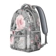 thumbnail image 2 of "Sunflower & Wildflower Backpack - Stylish School Bag for Women, Water-Resistant, Roomy, Laptop Compatible, Trendy Floral Print", 2 of 6