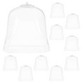 thumbnail image 1 of 10 piezas de plantas de invernadero transparentes Protector Humedad cubiertas de domo ideales para protección contra la maceta de cloche de cloche de jardín, 1 of 5