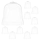 thumbnail image 1 of 10 piezas plantas de plástico transparente cubre el domo para jardín cloche cúpulas protección plantas reutilizables cubiertas de protección para invernadero, 1 of 7