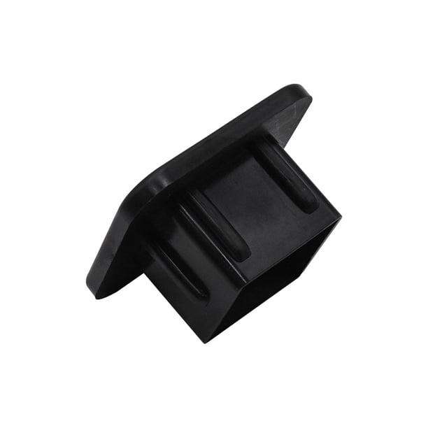 Tapón de cubierta de enganche de remolque americano, piezas exteriores, piezas de remolque, cubierta cuadrada, negro, duradero, fácil instalación, Sharpla Tapón de cubierta de enganche de remolque