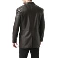 thumbnail image 5 of BGSD Men's Richard Classic Leather Blazer Lambskin Sport Coat Jacket (Regular, Big & Tall and Short), 5 of 6