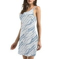 thumbnail image 2 of Womens Summer Spaghetti Strap Dress Casual Color Block Printed Cami Sundress with Pockets, 2 of 8