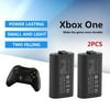 For XBOX ONE Controller Play Cable Dock Station 1400mAh Dual Reable Battery Gamepad r