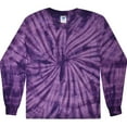 thumbnail image 2 of Colortone Tie-Dye Plain Colors Long Sleeve Shirts Men Adult S to 3XL, 2 of 4