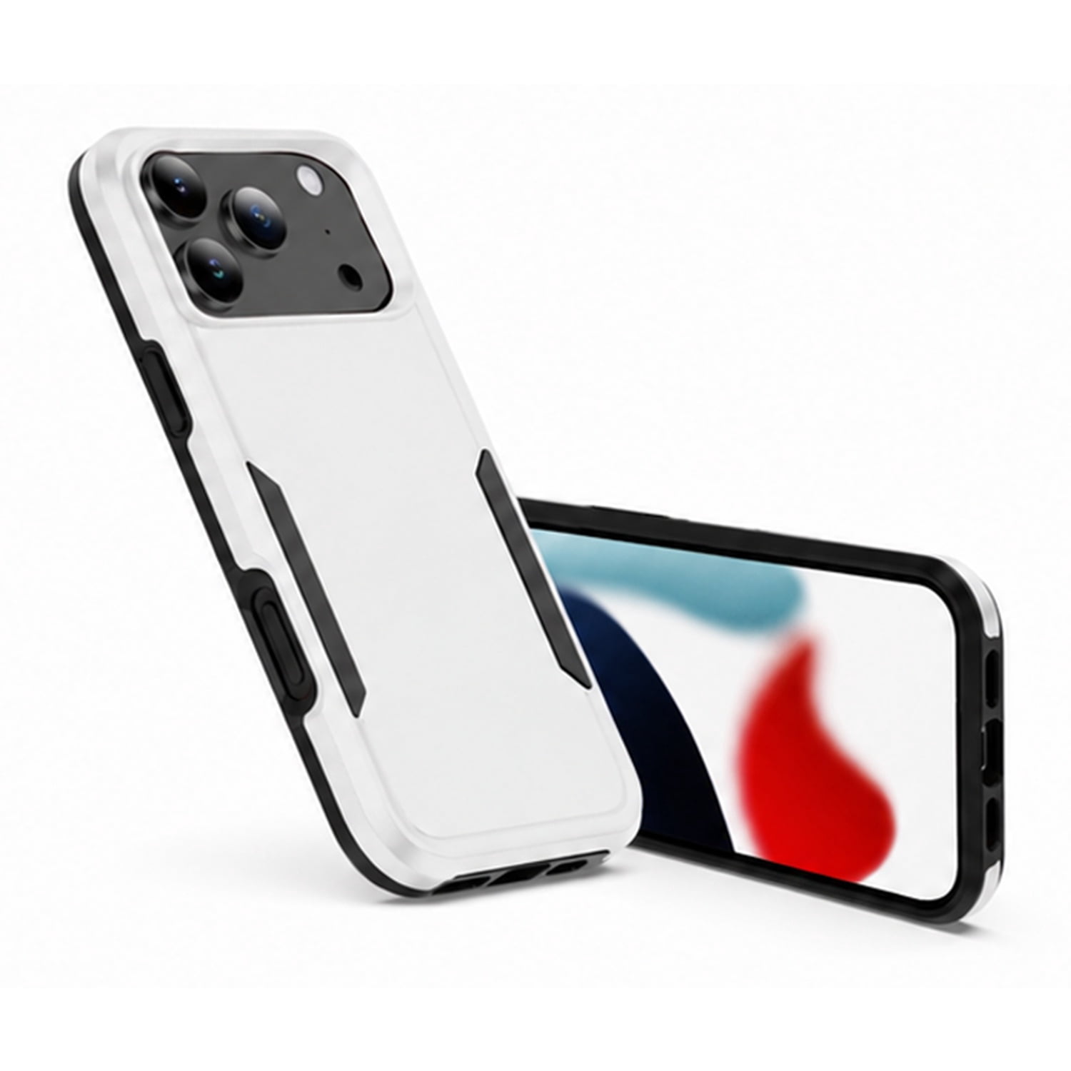 Strong Impact Resistant Case for iPhone 17 Pro Max - White