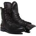 thumbnail image 5 of Replay Kennedale Women's Leather Lace Up Mid Calf Boot With Side Zip In Black Size 7.5, 5 of 6