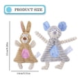 thumbnail image 4 of 2Pack No Stuffing Dog Toys, Easter Bunny Crinkle Dog Toy, Tiny Fetch Dog Toy - Puppy Toys to Keep Them Busy, Squeaky Crinkle Chew Fetch Interactive Toy, Tough Durable for Small/Medium/Large Dogs, 4 of 9