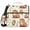 Capybara Animal and Plant, variant on 3 Ring Zipper Binder with Shoulder Strap Waterproof Trapper Keeper 2 Inch D-Ring 500 Sheets Capacity Capybara Animal and Plant