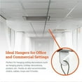 thumbnail image 6 of Picture Hang Solutions - 15-lb Capacity Drop Ceiling Hooks (100 pieces per pack), 6 of 7