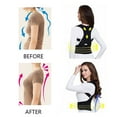 thumbnail image 4 of Back-Belt Adult Magnetic Posture Corrector Adjustable Correction Waist Trainer Shoulder Lumbar Brace Spine Support Straight Belt Black L, 4 of 6
