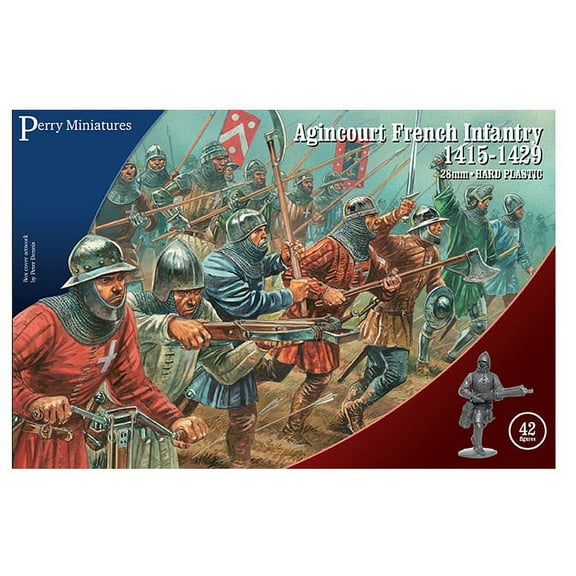 Perry Miniatures: Agincourt French Infantry - 42 Figures 28mm