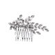 thumbnail image 5 of Nvzi Horquillas para el pelo de boda con flores para novias, peinetas con perlas de cristal, pinzas para el pelo, accesorios para el pelo de boda dorados, joyas -A, 5 of 5