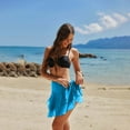 thumbnail image 4 of GILIGEGE Sarong Wraps for Women Swimsuit Coverup Sheer Beach Bathing Suit Chiffon Cover Up Skirt for Swimwear Sarong for Women Swimsuit Coverup Beach Bathing Suit Chiffon Cover Up Skirt for Swimwear, 4 of 6