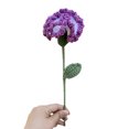 thumbnail image 2 of Regalos de cumpleaños de clavel de flor de ganchillo artificial, para San Valentín aniversario de boda cumpleaños regalos de citas únicos Vhermosa, 2 of 6