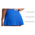 thumbnail image 4 of Falda CRZ YOGA de Cintura Media para Tenis Azul de Secado Rápido Talla M, 4 of 4