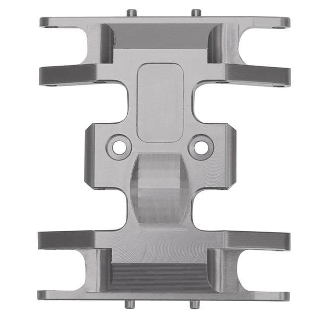 RC Wave Box Chasis, RC Box Chasis Mount Base Plate Resistencia A La Corrosión Gearbox Mount Transmission Holder Para Taller De Reparación Para Axial SCX24 90081 1/24 RC Car ANGGREK Titanio