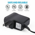 thumbnail image 6 of LotFancy AC Adapter for Omron Arm Blood Pressure Monitor 5, 7, 10 Series, Hem-adptw5, 6V, 6 of 7