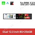 thumbnail image 2 of ZWNAV Dual Screen 12.3 inch Car Radio For BMW X3/X4 2017-2018 Car Multimedia Video Player GPS Navigation Carplay Unit Auto Parts, 2 of 12