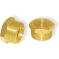 thumbnail image 1 of GHSDFBB 2 Pcs Réducteur en Laiton 1 Pouces NPT Mâle à 3/4 Pouces NPT Femelle Raccord Fileté Hexagonal, 1 of 4