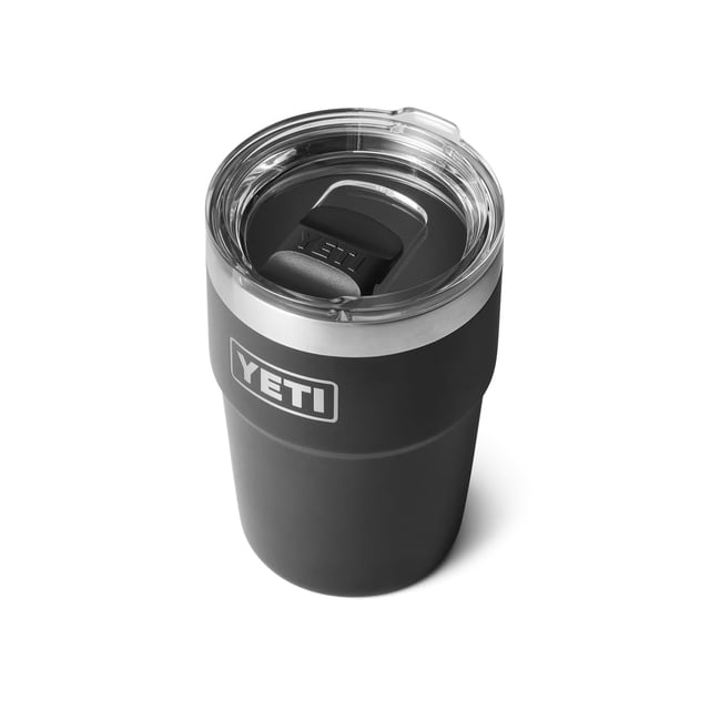 Vaso YETI Rambler, apilable, 473 ml, con aislamiento al vacío, negro
