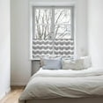 thumbnail image 4 of Window Curtains 2 Pack, Simple Gray Ripple Curtains for Kitchen Bathroom Living Room Bedroom, Semi Sheer Rod Pocket Draperies Home Decor Privacy Curtains 27.5x36 Inches, 4 of 5