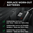 Schumacher Charge ‘n Ride TB3 12Volt Rechargeable Replacement Battery
