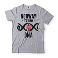 thumbnail image 5 of Norway Patriotic Shirt It's in My DNA Shirt Norway Shirt Viking Gifts Norwegian DNA Patriotic Shirt (Small Navy Blue), 5 of 6