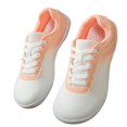 thumbnail image 5 of EKVAHL Women's Orthopedic Barefoot Sneakers, Breathable Mesh Lace Up Trainers, Arch Support Zero Drop Wide Width Hiking Daily Walking Tennis Shoes Orange, 5 of 6