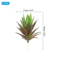 thumbnail image 2 of Unique Bargains Small Artificial Succulents Plants Unpotted Faux Succulent Picks Green Red 2 Pack, 2 of 5