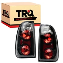 TRQ Performance Tail Light Clear Lens Black Housing for 00-06 Toyota Tacoma LTA71063