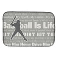 thumbnail image 1 of Carolines Treasures SB3078DDM Baseball is Life Dish Drying Mat, 1 of 1