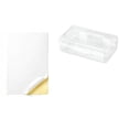 thumbnail image 3 of ufehgfjh Pencil Box Office Supplies Stationery Box Plastic Clear Transparent Case Large Capacity Organizer for Desk Accessories Storage for Plastic Case, 3 of 8