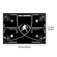 thumbnail image 2 of Basketball Training Mat - Indoor Non-Slip Fitness Mat, Soundproof Shock-Absorbent Rubber Mat for Basketball Practice, Durable Thick Design for Home Gym & Training, Protects Floors, 47*32in, A, 2 of 4