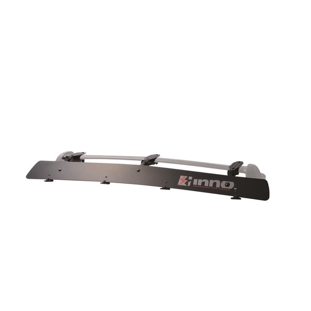 INNO Déflecteur de Vent de Support de Toit INA262 pour une Utilisation avec Aéro / Carré / Rond Barres Transversales; Support Universel; 48 Pouces de Longueur x 4,5 Pouces de Hauteur; Grand; Noir; 3 Couches ABS Plastique