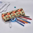 thumbnail image 5 of Xecao Colorful Hawaii Palms Print Leather Pencil Case -Stationery Bag Pen Holder for Work & Office, 5 of 5