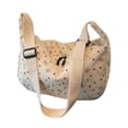 thumbnail image 3 of Bolso bandolera para mujer, estuche portátil, regalo, bolso de hombro grande y moderno para picnic Blanco, 3 of 7