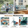 thumbnail image 5 of Porch Swing Cushions 71in , Waterproof Outdoor Replacement Glider Cushions, 2-3 Seater Patio Bench Cushions with Backrest for Garden,Backyard, 5 of 7