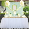 thumbnail image 3 of TUTU Tulle Table Skirt Tableware Cover Baby Shower Wedding Birthday Party Decor, 3 of 6