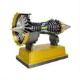 thumbnail image 1 of Modelo de Motor de Turbofán de Avión Trent900 Modelo de Motor de Turbofán de Alto Rendimiento Modelo de Motor en Miniatura Modelo de Juguete Amarillo, 1 of 5