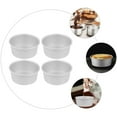 thumbnail image 3 of 4Pcs Cake Baking Pans DIY Cake Molds Aluminum Alloy Cake Molds Portable Cake Pans, 3 of 6