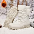 thumbnail image 2 of Botas de nieve de lana de caña alta y gran tamaño para exteriores de Harbin para hombres y mujeres, botas cálidas de algodón para mujer, 2 of 5