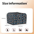 thumbnail image 5 of Lsque cute fall fox Print 4 Slice Toaster Cover , Kitchen Appliance Dustproof Protector , Toaster Protector Dustproof Kitchen Appliance Cover, 5 of 7