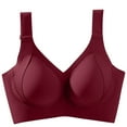 thumbnail image 3 of Fmbrln Womens Sports Bra Adjustable Wide Strap Wirefree Comfy Breathable Everyday Bra, 3 of 4