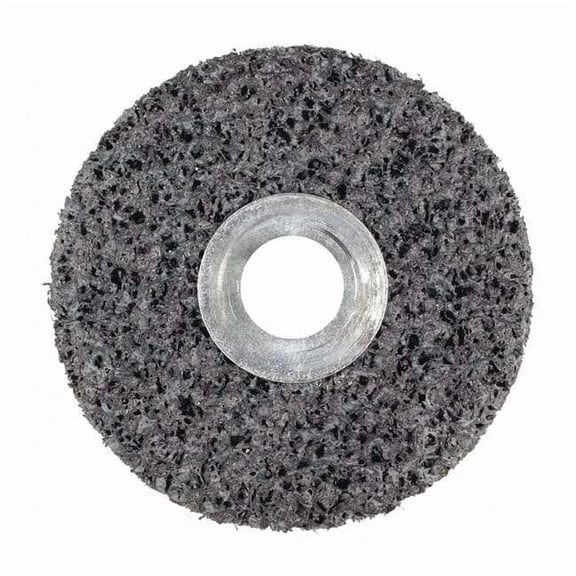 Clean and Strip Unitized Wheels, 4" Dia, .5" Arbor, Silicon Carbide