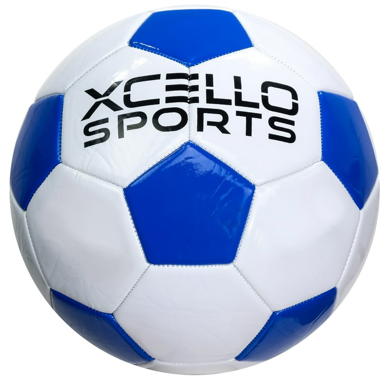 Xcello Sports Soccer Ball Size 5, Bright Assorted Youth