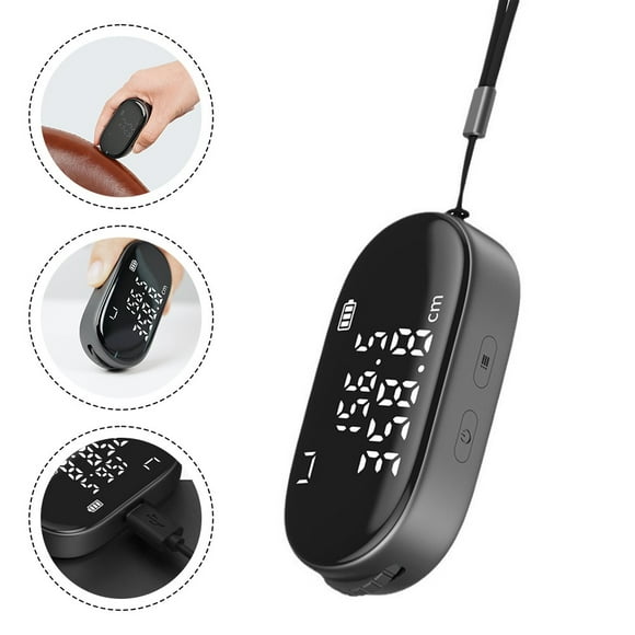 Digital Tape Measure Smart Rechargeable Rolling Measuring Tool With LCD Display