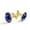 Color 3, variant on Men's Classic Stainless Steel, Pink Ice Cream Skull Pattern Cufflinks Business Wedding Shirts, Golden