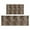 Brown And Black, variant on Black and Tan Leopard Print Kitchen Rugs Sets Of 2,Anti Fatigue Kitchen Mat Rugs Non Slip Washable,Decorative Kitchen Floor Mats for Kitchen,Sink,Laundry,17"x30"+17"x47"