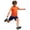 Orange, variant on Shadoumai Toddler Boy Outfit Round Neck Letters Printed Shorts Sleeve Tracksuit Loose Fit Activewear Clothing Set for Boys Summer Boys Sets 2 Piece Outfits